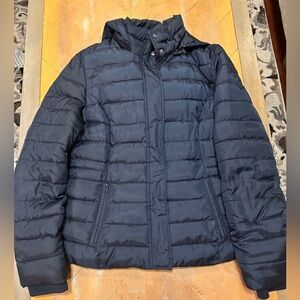 Colebrook Essentials Women’s Winter Puffer Quilted Pockets Polka Dots Inside L